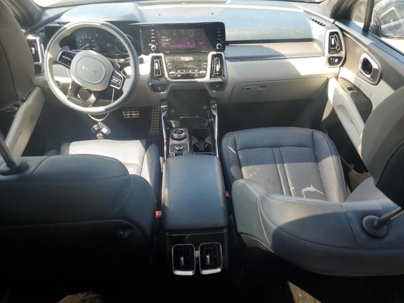 2023 Kia Sorento SX Prestige with VIN KNDRMDLH8P5210542, listed as a Copart auction lot 57473485 with 15,495 mi miles and Salvage title. Bid and sale history available at DreamBid. Image 8.