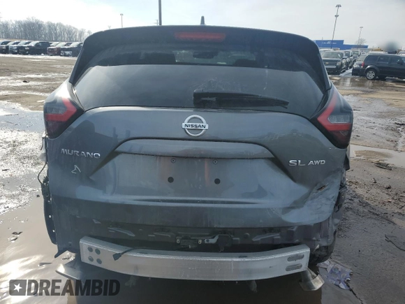 2021 Nissan Murano SL with VIN 5N1AZ2CS2MC104086, listed as a Copart auction lot 46782625 with 24,685 mi miles and Clean Title. Bid and sale history available at DreamBid. Image 6.