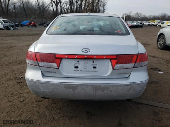 2008 Hyundai Azera Limited with VIN KMHFC46F58A318363, listed as a Copart auction lot 88803485 with 109,099 mi miles and Salvage Title. Bid and sale history available at carsss.com. Image 6.