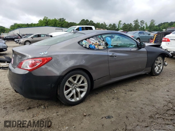 2011 Hyundai Genesis Coupe with VIN KMHHT6KDXBU044995, listed as a Copart auction lot 58728145 with 112,454 mi miles and Salvage title. Bid and sale history available at DreamBid. Image 3.