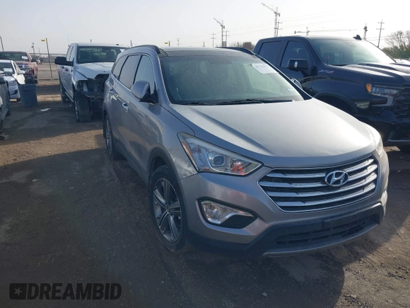 2016 Hyundai Santa Fe SE with VIN KM8SR4HF5GU152935, listed as a IAAI auction lot 41723273 with 166,356 mi miles. Bid and sale history available at carsss.com. Image 1.