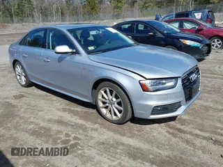 2015 Audi A4 Premium with VIN WAUBFAFL6FN042132, listed as a IAAI auction lot 41908411 with 104,144 mi miles. Bid and sale history available at carsss.com. Image 1.