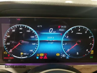 2023 Mercedes-Benz E 350 with VIN W1KZF8EB3PB186989, listed as a Copart auction lot 43712505 with 11,127 mi miles and Salvage Title. Bid and sale history available at DreamBid. Image 9.
