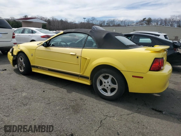 2003 Ford Mustang Deluxe with VIN 1FAFP44463F330050, listed as a Copart auction lot 48695145 with 116,740 mi miles and Salvage Title. Bid and sale history available at carsss.com. Image 2.