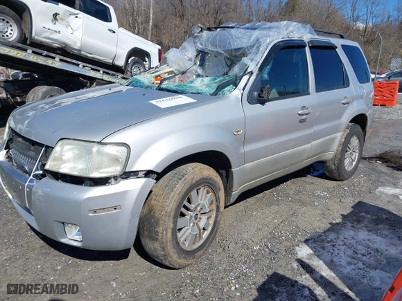 2007 Mercury Mariner Luxury with VIN 4M2YU91157KJ13700, listed as a IAAI auction lot 41616980 with 242,497 mi miles. Bid and sale history available at carsss.com. Image 2.