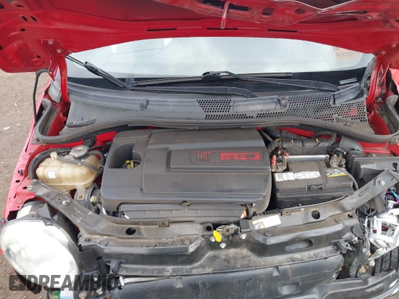 2015 FIAT 500 Sport with VIN 3C3CFFBR7FT707154, listed as a IAAI auction lot 41836730 with 77,675 mi miles. Bid and sale history available at carsss.com. Image 10.
