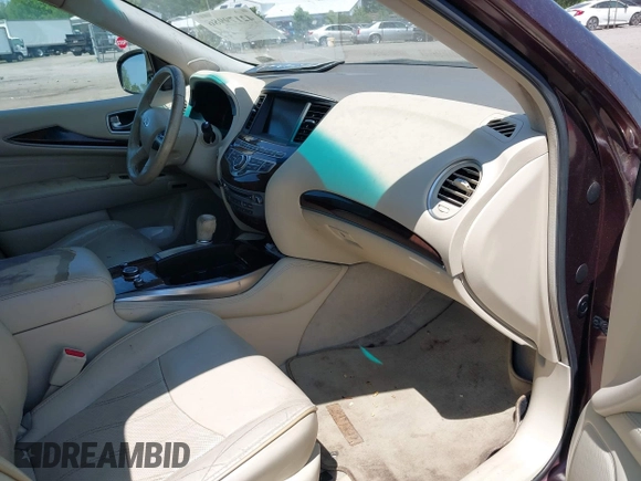 2013 Infiniti JX35 z VIN 5N1AL0MM5DC325543, wystawiony jako IAAI lot #42179986 z przebiegiem 174 743 mil mil oraz . Historia ofert i sprzedaży dostępna na DreamBid. Obrazek 5.