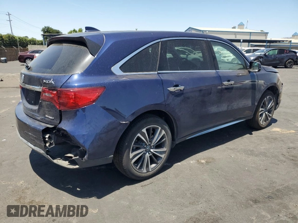 2020 Acura MDX Technology with VIN 5J8YD4H50LL027623, listed as a Copart auction lot 58595345 with 63,332 mi miles and Salvage title. Bid and sale history available at DreamBid. Image 3.