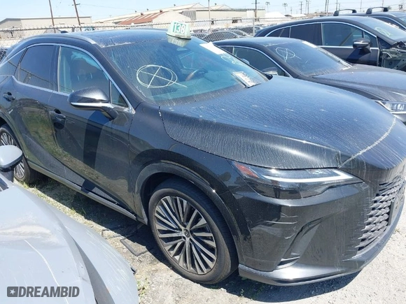 2023 Lexus RX with VIN 2T2BAMCA3PC015704, listed as a IAAI auction lot 41728927 with 23,356 mi miles. Bid and sale history available at carsss.com. Image 1.