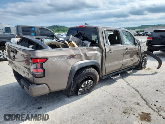 2024 Nissan Frontier SV z VIN 1N6ED1EK5RN666780, wystawiony jako Copart lot #59090905 z przebiegiem Nie podano mil oraz Szkoda całkowita • Salvage title. Historia ofert i sprzedaży dostępna na DreamBid. Obrazek 3.