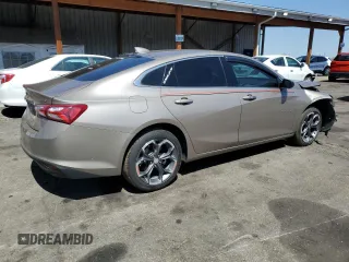 2022 Chevrolet Malibu LT with VIN 1G1ZD5ST3NF130691, listed as a Copart auction lot 52764645 with 83,026 mi miles and Salvage Title. Bid and sale history available at DreamBid. Image 3.