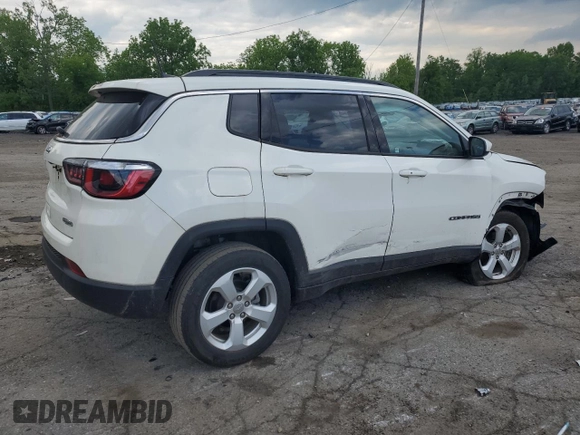 2020 Jeep Compass Latitude с VIN 3C4NJDBB6LT197210, выставлен на аукционе Copart как лот 57885465 с пробегом 55 544 миль миль и Списание • Salvage title. История ставок и продаж доступна на DreamBid. Изображение 3.
