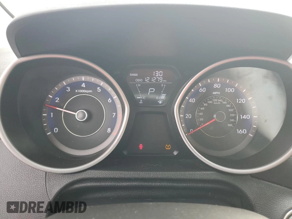 2013 Hyundai Elantra Coupe GS PZEV with VIN KMHDH6AE4DU006143, listed as a Copart auction lot 80347114 with 121,279 mi miles and Salvage Title. Bid and sale history available at carsss.com. Image 9.