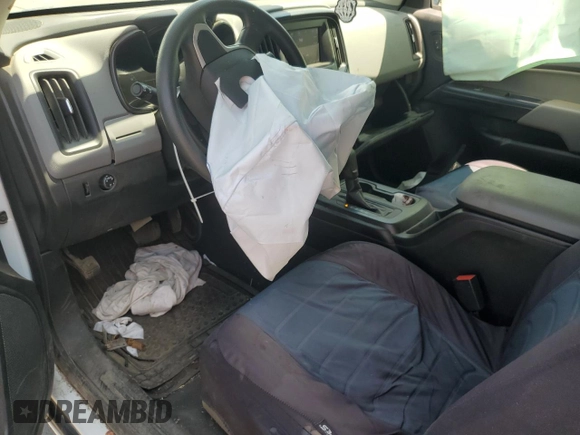 2021 Chevrolet Colorado 2WD Work Truck with VIN 1GCHSBEA6M1180675, listed as a Copart auction lot 59970125 with 58,649 mi miles and Salvage title. Bid and sale history available at DreamBid. Image 8.