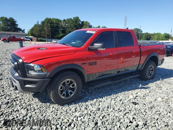 2017 Ram 1500 Rebel with VIN 1C6RR7YT2HS674131, listed as a Copart auction lot 61403835 with 24,675 mi miles and Salvage title. Bid and sale history available at DreamBid. Image 1.