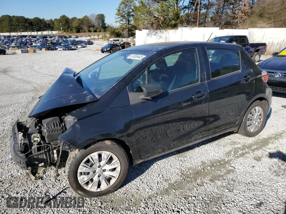 2014 Toyota Yaris L with VIN VNKKTUD30EA000925, listed as a Copart auction lot 87926445 with 0 mi miles and Salvage Title. Bid and sale history available at carsss.com. Image 1.