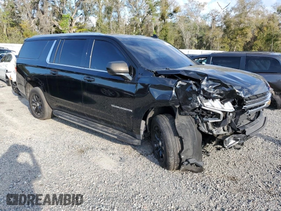 2021 Chevrolet Suburban LT z VIN 1GNSCCKD4MR176317, wystawiony jako Copart lot #46689235 z przebiegiem Nie podano mil oraz Szkoda całkowita • Salvage title. Historia ofert i sprzedaży dostępna na DreamBid. Obrazek 4.