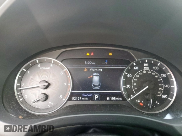 2019 Infiniti QX50 Luxe with VIN 3PCAJ5M12KF133509, listed as a Copart auction lot 57628305 with 52,127 mi miles and Salvage title. Bid and sale history available at DreamBid. Image 9.