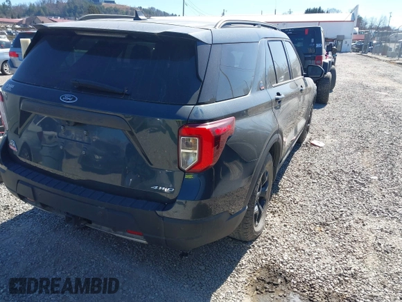 2022 Ford Explorer Timberline with VIN 1FMSK8JH4NGB66974, listed as a IAAI auction lot 41685067 with 91,631 mi miles. Bid and sale history available at carsss.com. Image 4.