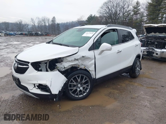 2018 Buick Encore Sport Touring with VIN KL4CJ1SB3JB683195, listed as a IAAI auction lot 41672834 with 19,037 mi miles. Bid and sale history available at carsss.com. Image 2.