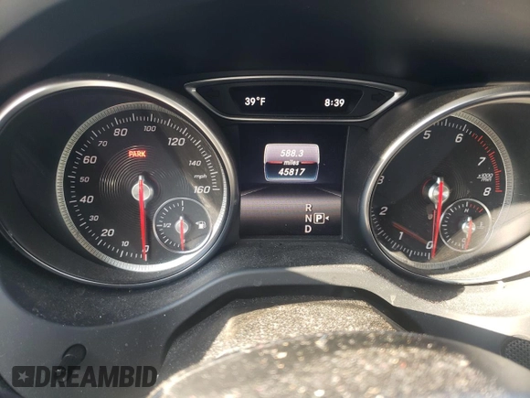 2018 Mercedes-Benz CLA 250 with VIN WDDSJ4GB8JN559021, listed as a Copart auction lot 42833174 with 45,817 mi miles and . Bid and sale history available at DreamBid. Image 9.