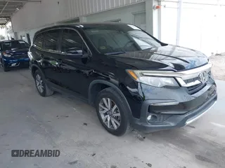 2019 Honda Pilot EX-L with VIN 5FNYF5H40KB003099, listed as a IAAI auction lot 42224298 with 133,358 mi miles and . Bid and sale history available at DreamBid. Image 1.