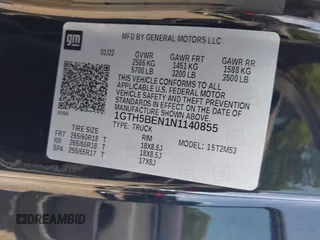 2022 GMC Canyon 2WD Elevation Standard z VIN 1GTH5BEN1N1140855, wystawiony jako IAAI lot #42267640 z przebiegiem 45 458 mil mil oraz . Historia ofert i sprzedaży dostępna na DreamBid. Obrazek 9.