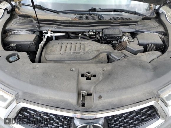 2019 Acura MDX with VIN 5J8YD4H33KL037219, listed as a Copart auction lot 58569505 with 28,215 mi miles and Salvage title. Bid and sale history available at DreamBid. Image 12.
