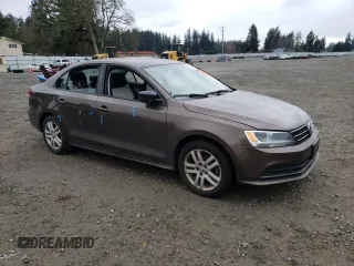 2015 Volkswagen Jetta S with VIN 3VW2K7AJ0FM242227, listed as a Copart auction lot 47788865 with Not provided miles and Clean title. Bid and sale history available at DreamBid. Image 4.