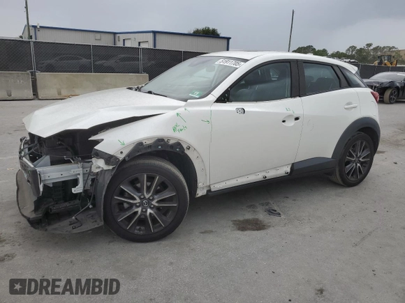 2018 Mazda CX-3 Touring with VIN JM1DKFC78J0331319, listed as a Copart auction lot 51911705 with 44,967 mi miles and Salvage Title. Bid and sale history available at carsss.com. Image 1.