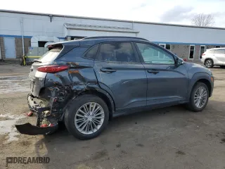 2018 Hyundai Kona SEL with VIN KM8K2CAA0JU114016, listed as a Copart auction lot 45963315 with 76,034 mi miles and Salvage Title. Bid and sale history available at carsss.com. Image 3.