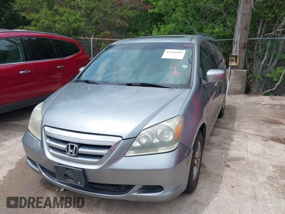 2006 Honda Odyssey EX-L with VIN 5FNRL38746B017069, listed as a IAAI auction lot 42124194 with 1 mi miles. Bid and sale history available at carsss.com. Image 6.
