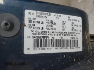 2001 Dodge Durango z VIN 1B4HS28Z21F637575, wystawiony jako Copart lot #83012674 z przebiegiem 276 619 mil mil oraz Szkoda całkowita • Salvage title. Historia ofert i sprzedaży dostępna na DreamBid. Obrazek 14.