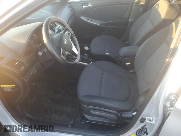 2015 Hyundai Accent Sport with VIN KMHCU5AEXFU233647, listed as a Copart auction lot 80048004 with 90,875 mi miles and Salvage Title. Bid and sale history available at carsss.com. Image 7.