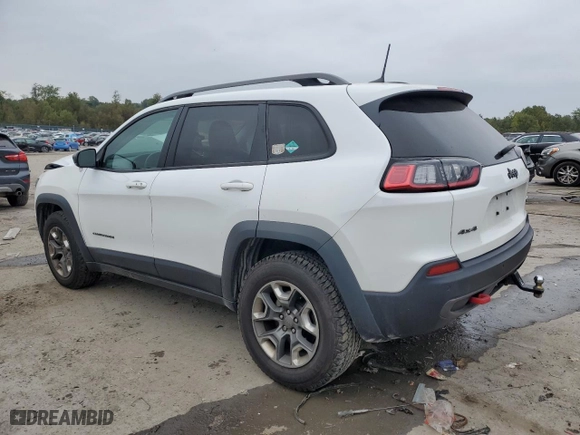 2019 Jeep Cherokee Trailhawk with VIN 1C4PJMBX0KD360958, listed as a Copart auction lot 74078034 with 0 mi miles and Salvage Title. Bid and sale history available at carsss.com. Image 2.