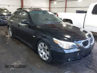 2005 BMW 5 Series 530i with VIN WBANA73545B049083, listed as a IAAI auction lot 41687711 with 206,013 mi miles and . Bid and sale history available at carsss.com. Image 1.