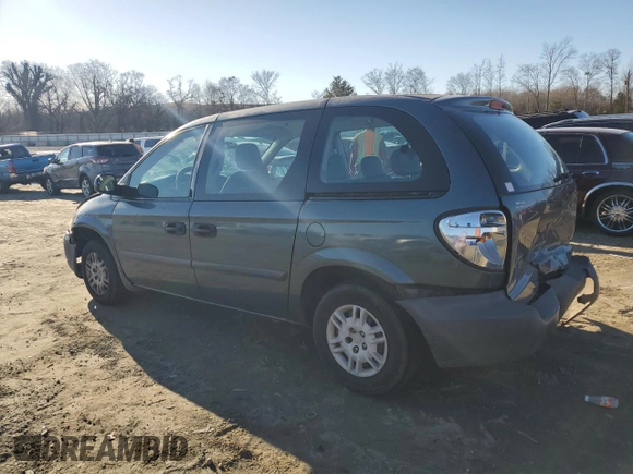 2007 Dodge Caravan SE with VIN 1D4GP25B07B119894, listed as a Copart auction lot 43137365 with 193,335 mi miles and Salvage title. Bid and sale history available at DreamBid. Image 2.