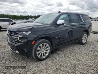 2023 Chevrolet Tahoe Premier с VIN 1GNSKSKD8PR279533, выставлен на аукционе Copart как лот 58755045 с пробегом 25 233 миль миль и Списание • Salvage title. История ставок и продаж доступна на DreamBid. Изображение 1.