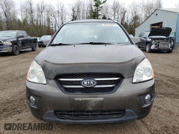 2009 Kia Rondo LX Base with VIN KNAFG528197255828, listed as a Copart auction lot 80026824 with 177,862 mi miles and Clean Title. Bid and sale history available at carsss.com. Image 5.