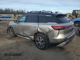 2023 Infiniti QX60 Autograph with VIN 5N1DL1HU1PC361702, listed as a Copart auction lot 87579185 with 23,864 mi miles and Salvage title. Bid and sale history available at DreamBid. Image 2.