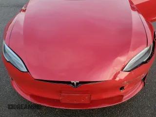 2022 Tesla Model S Plaid with VIN 5YJSA1E61NF488716, listed as a Copart auction lot 45325785 with Not provided miles and Salvage title. Bid and sale history available at DreamBid. Image 12.