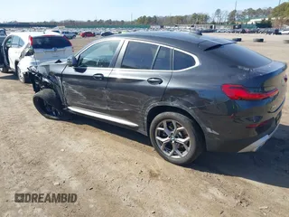 2024 BMW X4 xDrive30i with VIN 5UX33DT05R9X55093, listed as a IAAI auction lot 41811703 with 11,319 mi miles. Bid and sale history available at carsss.com. Image 3.