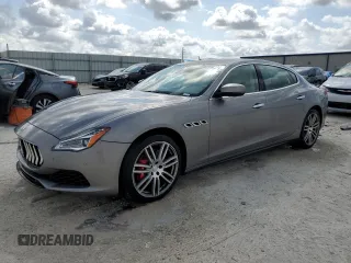 2018 Maserati Quattroporte S with VIN ZAM56YPA0J1281600, listed as a Copart auction lot 46681134 with 57,770 mi miles. Bid and sale history available at carsss.com. Image 1.