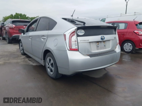 2013 Toyota Prius One with VIN JTDKN3DU8D5687181, listed as a IAAI auction lot 41901329 with 142,016 mi miles. Bid and sale history available at carsss.com. Image 3.