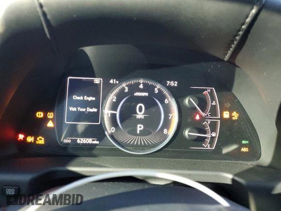 2019 Lexus ES 350 with VIN 58ABZ1B17KU026671, listed as a Copart auction lot 50036715 with 62,608 mi miles and Salvage Title. Bid and sale history available at DreamBid. Image 9.