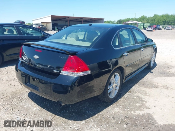 2014 Chevrolet Impala LTZ with VIN 2G1WC5E39E1168726, listed as a IAAI auction lot 42133295 with 146,902 mi miles and . Bid and sale history available at DreamBid. Image 4.