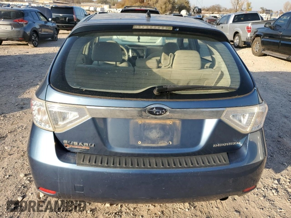 2008 Subaru Impreza Wagon (Natl) i w/Premium Pkg with VIN JF1GH61628H809581, listed as a Copart auction lot 83261394 with 187,372 mi miles and Clean Title. Bid and sale history available at carsss.com. Image 6.
