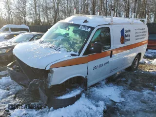 2018 Chevrolet Express Cargo with VIN 1GCZGGFG6J1196019, listed as a Copart auction lot 86287934 with Not provided miles and Salvage title. Bid and sale history available at DreamBid. Image 1.