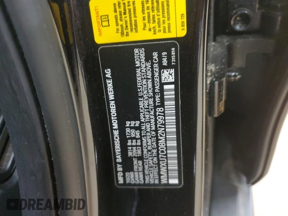 2021 MINI Hardtop 4 Door Oxford Edition with VIN WMWXU7C08M2N79978, listed as a Copart auction lot 61961105 with 29,714 mi miles and Salvage title. Bid and sale history available at DreamBid. Image 13.