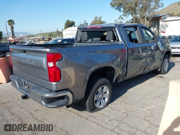 2020 Chevrolet Silverado 1500 LT with VIN 3GCPWCEKXLG437724, listed as a IAAI auction lot 41966035 with 40,024 mi miles. Bid and sale history available at carsss.com. Image 4.